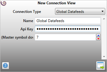 Global Datafeeds Connection Settings